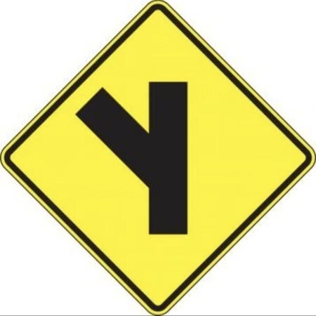 Accuform INTERSECTION WARNING SIGN LEFT SIDE FRW631RA FRW631RA